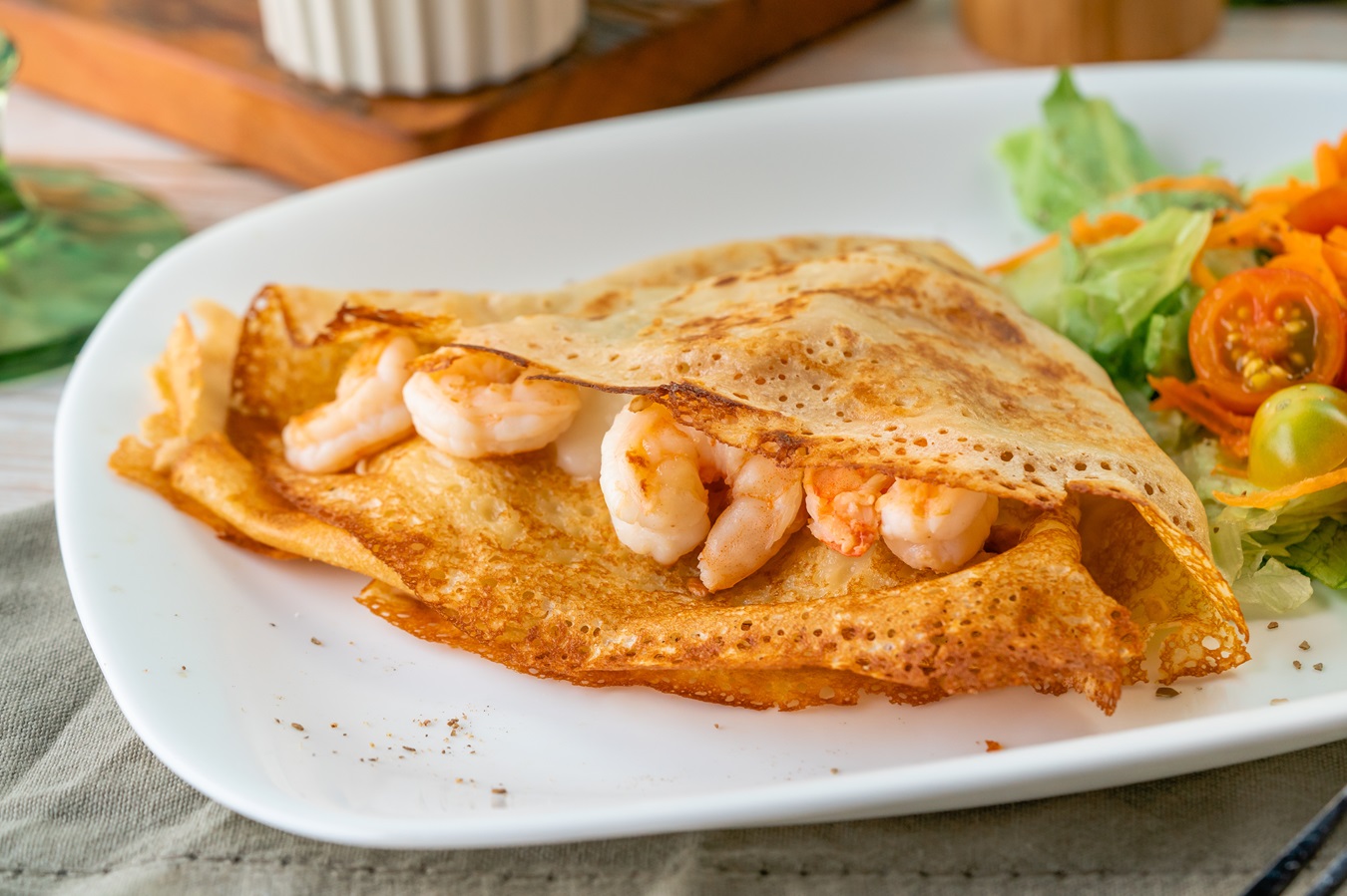 Crepe de Camarão