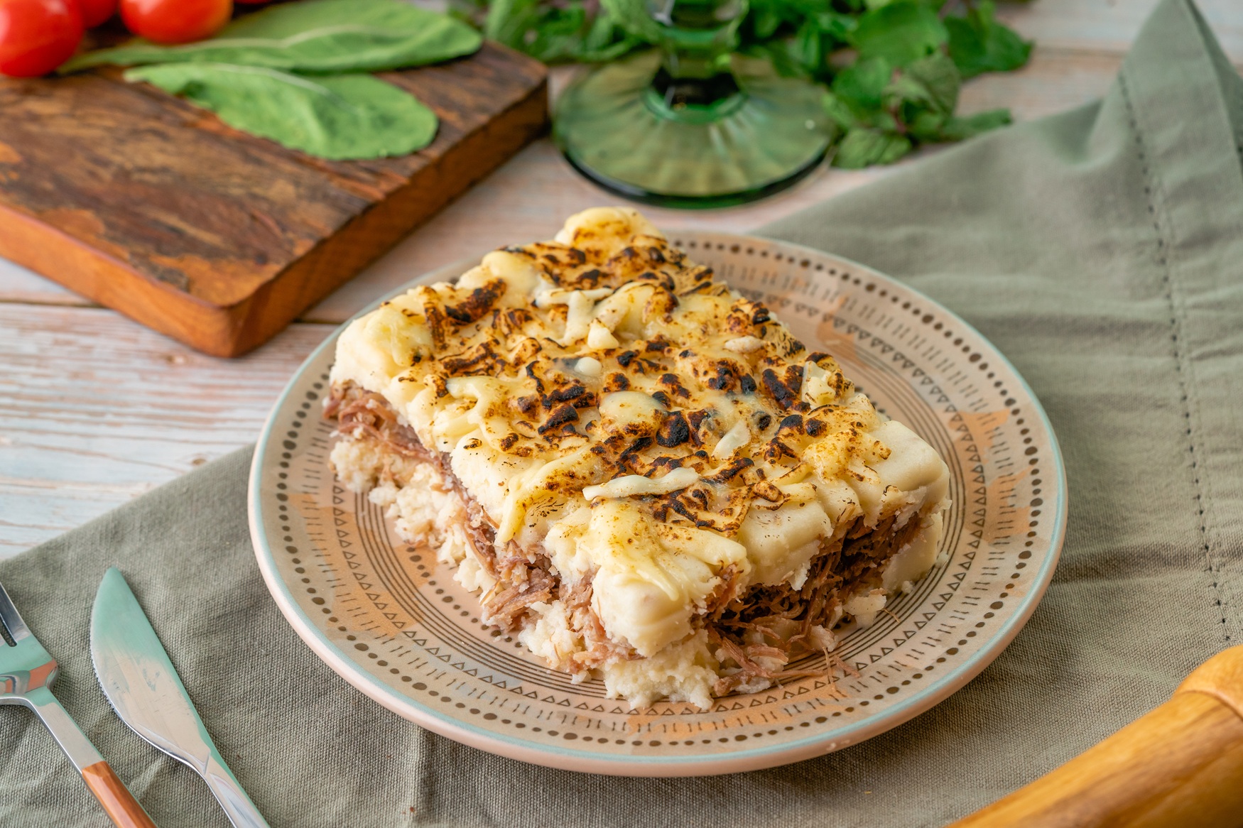 Escondidinho de Carne de Sol