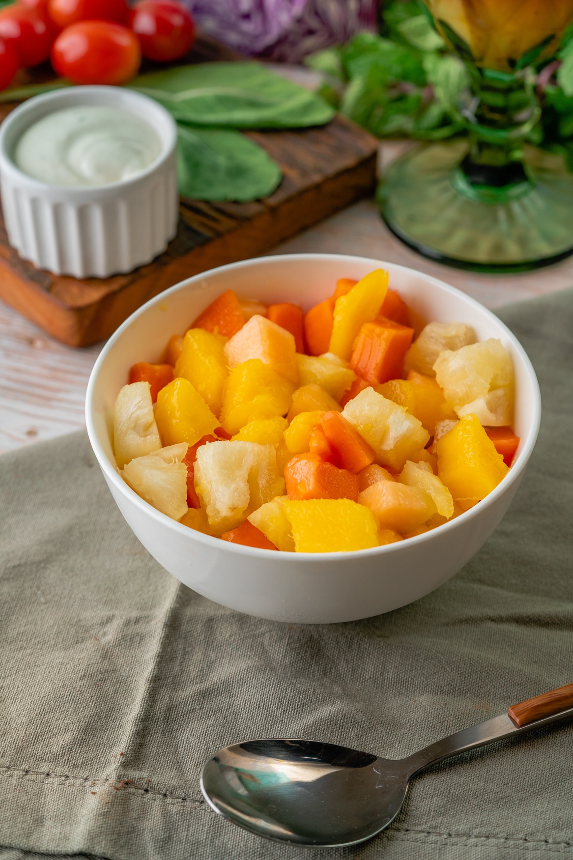 Pote com Frutas