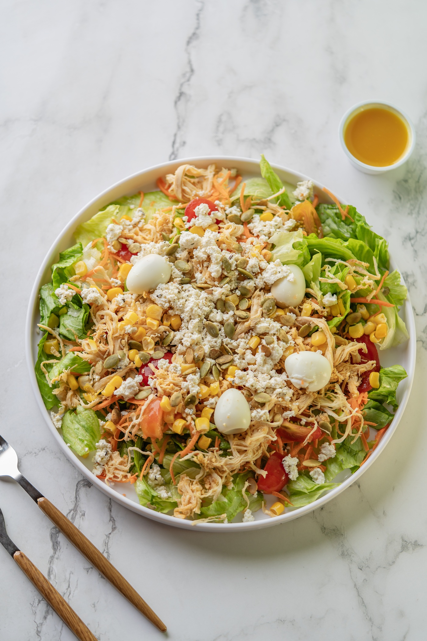 Salada Frango com Ricota